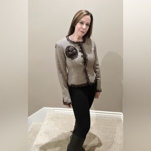 MODA INTERNATIONAL Cropped Jacket